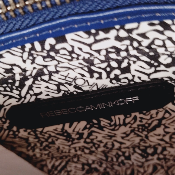 Rebecca Minkoff Mac Woven H045E650 Poppy Pink bag RARE - Picture 9 of 11